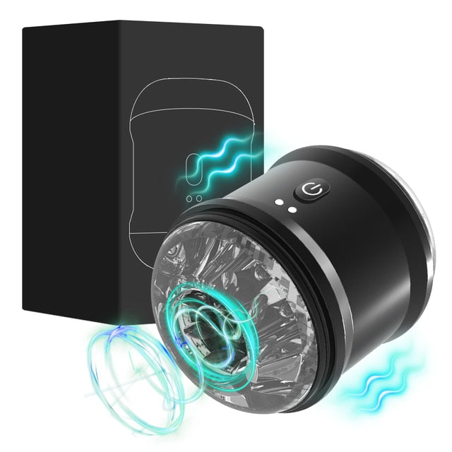 Masturbators for Men Open Ended Penis Massage Strong Vibrator Male Masturbator Cup Sex Toys for Men Adult Goods for Men