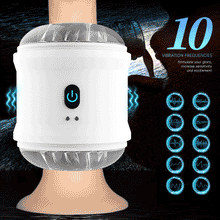 Load image into Gallery viewer, Masturbators for Men Open Ended Penis Massage Strong Vibrator Male Masturbator Cup Sex Toys for Men Adult Goods for Men