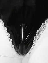 Load image into Gallery viewer, Men Adults Sissy Maid Costumes Wetlook Maid Leotard Bodysuit Men Amine Cosplay Costume Waitress Maid Party Clubwear Costumes