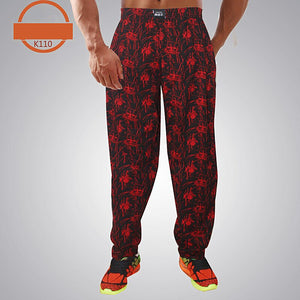 Men Bodybuilding Baggy Pants High Elastic Cotton Gym Clothing Fitness Pants Loose Comfortable Crossfit Musculation Sweatpants
