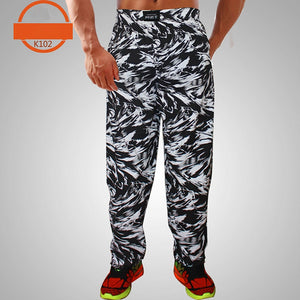 Men Bodybuilding Baggy Pants High Elastic Cotton Gym Clothing Fitness Pants Loose Comfortable Crossfit Musculation Sweatpants