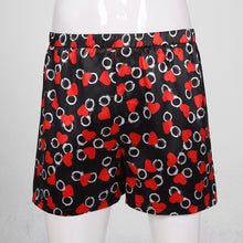 Load image into Gallery viewer, Men Sexy Love Heart Print Panties Waist Elastic Breathable Underwear Soft Comfortable Lounge Casual Daily Male Boxers Shorts
