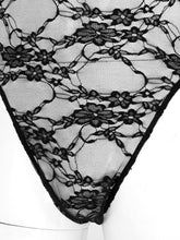 Load image into Gallery viewer, Men Sexy See-through Floral Lace Bodycon Bodysuit Halter Lace-up Backless Sheer Leotard Sissy Lingerie Teddies Catsuit Nightwear
