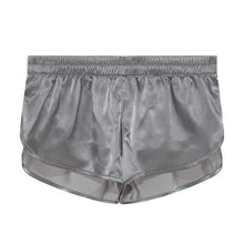 Load image into Gallery viewer, Men Underwear Solid Low Waist Satin Boxer Shorts Men&#39;s Underpants Breathable Underwear Comfortable Fit Men Gay Lingerie Panties