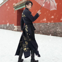Load image into Gallery viewer, Men Women Hanfu Chinese Style Tang Suit Gown Robes Japanese Samurai Cosplay Costume Retro Oriental Clothing Set Tops Coat Pants