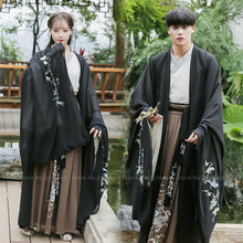 Load image into Gallery viewer, Men Women Hanfu Chinese Traditional Tang Suit Tops Skirt Cardigan Japanese Samurai Cosplay Costume Kimono Dress Yukata Robe Gown