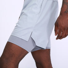 Load image into Gallery viewer, Men&#39;s 2 in 1 Sport Shorts Quick-Dry Breathable Pockets Short Pants for Basketball Running Gym Fitness Beach Shorts