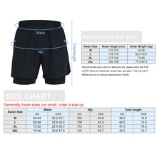 Load image into Gallery viewer, Men&#39;s 2 in 1 Sport Shorts Quick-Dry Breathable Pockets Short Pants for Basketball Running Gym Fitness Beach Shorts