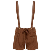 Load image into Gallery viewer, Men&#39;s Oktoberfest Costume Bavarian Dress Up Adult Role Play German Festival Beer Party Suspenders Shorts for Halloween Cosplay