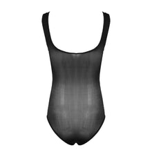 Load image into Gallery viewer, Mens Erotic Bodycon Glossy Scoop Neck Sleeveless Sexy Jumpsuit See-through Skinny Leotard Catsuit For Lingerie Party Honeymoon