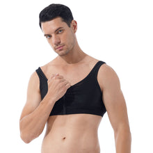 Load image into Gallery viewer, Mens Front Zipper Sports Cropped Crop Top Sexy Skinny Waistcoat U Neck Sleeveless Tank Tops Workout Gym Fitness Exercise Outfits