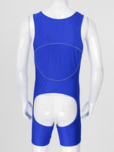 Load image into Gallery viewer, Mens Gay Male Catsuit Sexy Bodysuit Crotchless Open Butt Sissy Cut Out Teddies Body Stocking Nightwear Clubwear Costumes