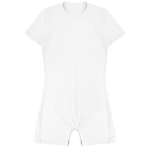 Load image into Gallery viewer, Mens  Male Short Bodysuit Zipper One-pieces Rompers Round Neck Casual Invisible Jumpsuit for Summer Sports Exercise Running