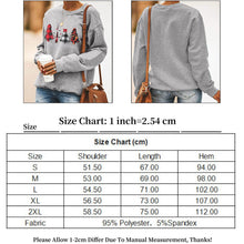 Load image into Gallery viewer, Merry Christmas Autumn Winter Fashion Sweatshirt for Women Christmas Leopard Tree Graphic Long Sleeve Lightweight Shirt Pullover