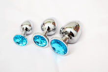 Load image into Gallery viewer, Metal Anal Plug Small with Drill Medium Atrium Stainless Steel Anal Plug Large Anal Plug Adult Fun Toy Sex Toys for Women