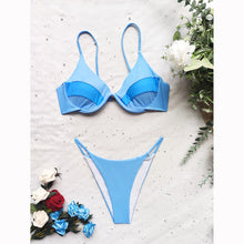 Load image into Gallery viewer, Micro Bikini 2022 Sexy Women Swimwear Thong Brazilian Bikini Set Push Up Female Swimsuit For Women Bathing Suit Swiming Suit