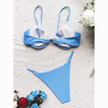 Load image into Gallery viewer, Micro Bikini 2022 Sexy Women Swimwear Thong Brazilian Bikini Set Push Up Female Swimsuit For Women Bathing Suit Swiming Suit
