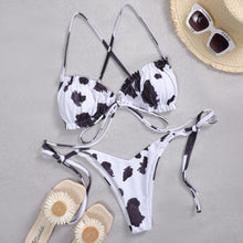 Load image into Gallery viewer, Micro Bikini Set Mini Bikini Thong Swimsuits For Women Bathing Suit Brazilian Swmwear Swimming Suits Cow Print Bikini Swimming