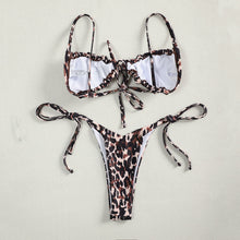 Load image into Gallery viewer, Micro Bikini Set Mini Bikini Thong Swimsuits For Women Bathing Suit Brazilian Swmwear Swimming Suits Cow Print Bikini Swimming