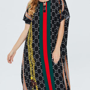 Middle Eastern Muslim Women's Plus Size Dress Islamic Ethnic Style Big Dress Robe Hot Selling Temperament Women's Clothing