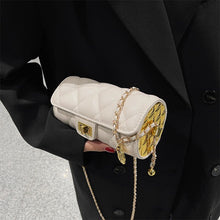 Load image into Gallery viewer, Mini PU Leather Barrel Shaped Handbags 2022 Luxury Brand Designer Women&#39;s Handbags and Purses Shoulder Chain Crossbody Bags