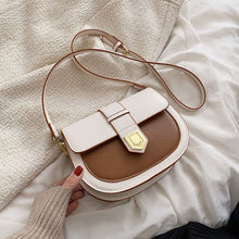 Load image into Gallery viewer, Mini PU Leather Saddle Crossbody Bags for Women 2022 Travel Handbag Fashion Simple Shoulder Bag Handbags and Purses Long Belt