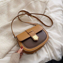 Load image into Gallery viewer, Mini PU Leather Saddle Crossbody Bags for Women 2022 Travel Handbag Fashion Simple Shoulder Bag Handbags and Purses Long Belt