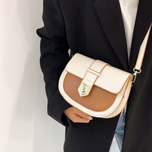Load image into Gallery viewer, Mini PU Leather Saddle Crossbody Bags for Women 2022 Travel Handbag Fashion Simple Shoulder Bag Handbags and Purses Long Belt