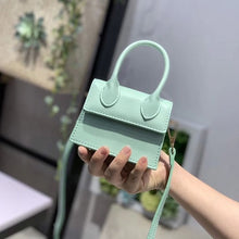 Load image into Gallery viewer, Mini Small Square bag 2020 Fashion New Quality PU Leather Women&#39;s Handbag Crocodile pattern Chain Shoulder Messenger Bags
