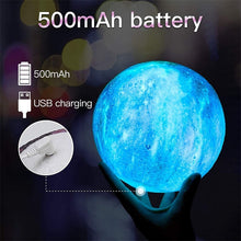 Load image into Gallery viewer, Moon Lamp Kids Night Light Galaxy Lamp 16 Colors LED 3D Star Moon Light Change Touch And Remote Control Galaxy Light For Gifts