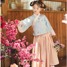 Load image into Gallery viewer, Mother Daughter Chinese Traditional Hanfu Party Dress Women Girl Fairy Princess Performance Costume Bag Kid Embroidery Tang Suit
