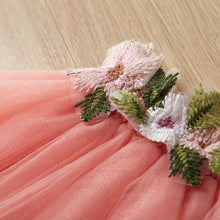 Load image into Gallery viewer, Mysweeby 2021 custom wholesale korean style short sleeve letter top flower Puffy skirts kids girls 2 piece summer sets