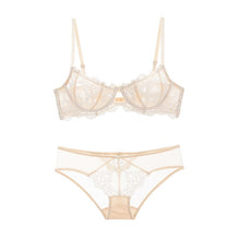 Load image into Gallery viewer, NEW Women Ultra thin Bra Sexy Lace Bra and Panties Sets Women Sexy Lingerie Temptation Lace Underwear A B C D Cup