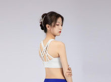Load image into Gallery viewer, NWT Naked-feel Fabric Anti-sweat Pro Training Fitness Bras Crop Tops Women Push Up Shockproof Running Sports Bras Top