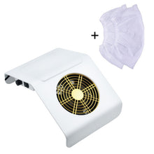 Load image into Gallery viewer, Nail Suction Dust Collector Low Noisy 3 Fans Strong Suction Nail Vacuum Cleaner Manicure Tools with 2 Bags Nail Art Equipment