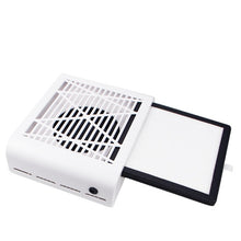 Load image into Gallery viewer, Nail Suction Dust Collector Low Noisy 3 Fans Strong Suction Nail Vacuum Cleaner Manicure Tools with 2 Bags Nail Art Equipment