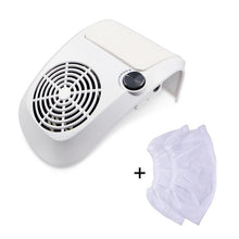 Load image into Gallery viewer, Nail Suction Dust Collector Low Noisy 3 Fans Strong Suction Nail Vacuum Cleaner Manicure Tools with 2 Bags Nail Art Equipment