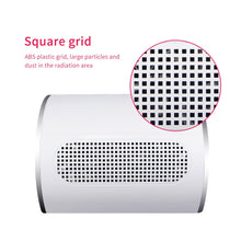 Load image into Gallery viewer, Nail Suction Dust Collector Low Noisy 3 Fans Strong Suction Nail Vacuum Cleaner Manicure Tools with 2 Bags Nail Art Equipment