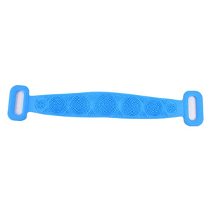 New 1PCS Silicone Brushes Bath Towels Rubbing Back Mud Peeling Body Massage Shower Extended Scrubber Skin Clean Shower Brushes