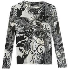 Load image into Gallery viewer, New 2021 Autumn Women&#39;s Clothing Fashion Casual Long Sleeve Print Elastic Mesh T-Shirt M-3XL Plus Size Blusas Tops