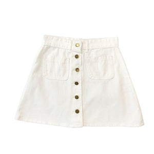 New 2021 Spring Summer TRF Womens ALine Jeans Short Denim Mini Skirt Button Off Double Pockets Harajuku Sexy Y2K Falda Skirts