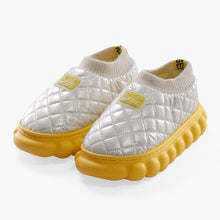 Load image into Gallery viewer, New Arrival Women&#39;s Winter Shoes Solid Plaid Thick Soled Home Slippers Mixed Colors Female&#39;s Down Slippers Waterproof Slippers