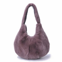 Load image into Gallery viewer, New Arrivals Women&#39;s Real Rex Rabbit Fur Handbags Fashion Fur Shoulder Bags Large Capacity Totes S7985