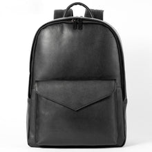 Load image into Gallery viewer, New Brand 100% Genuine Leather Men Backpacks Fashion Real Natural Leather Student Backpack Luxury 15.6 inch Computer Laptop Bag
