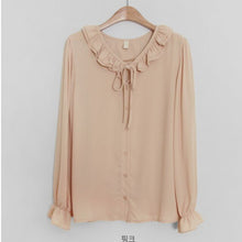 Load image into Gallery viewer, New Embroidery Lace Transparent Womens Blouses Summer Tops Femme Casual Women Shirt Long Sleeve Girls Blouse Plus Size Blusas