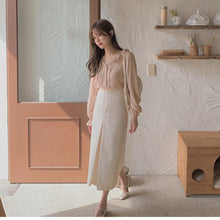 Load image into Gallery viewer, New Embroidery Lace Transparent Womens Blouses Summer Tops Femme Casual Women Shirt Long Sleeve Girls Blouse Plus Size Blusas