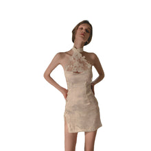 Load image into Gallery viewer, New Erotic Lingerie Sexy Perspective Hollow Strap Lace Cheongsam Exotic Costumes Uniform Temptation Nightdress Women&#39;s Underwear