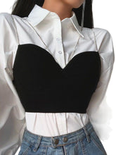 Load image into Gallery viewer, New Fashion Chain Diamond Straps Corset Top For Women Backless Camis Crop Tops Party Sleeveless Low-cut Sexy Corset Camisole