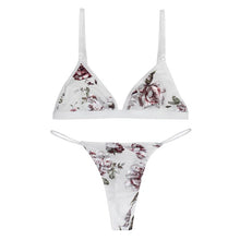 Load image into Gallery viewer, New Fashion Printing Lace Brelette Floral Women Bra and Panties Set Comfortable Femme Bra Sets Back Closure Ladies Underwear Set