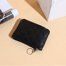 Load image into Gallery viewer, New Fashion Small Coin Wallet Women Fashion Style Coin Purse with Key Chain Black Blue Pink Red Mini Bag for Ladies Gift Gift